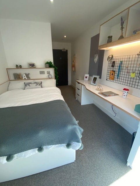 show flat bedroom